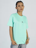 ALP Mode Green Interlock T-Shirt front view – Women’s Athleisure Wear