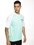 Cabbage green raglan sleeve t-shirt – ALP Mode crew neck