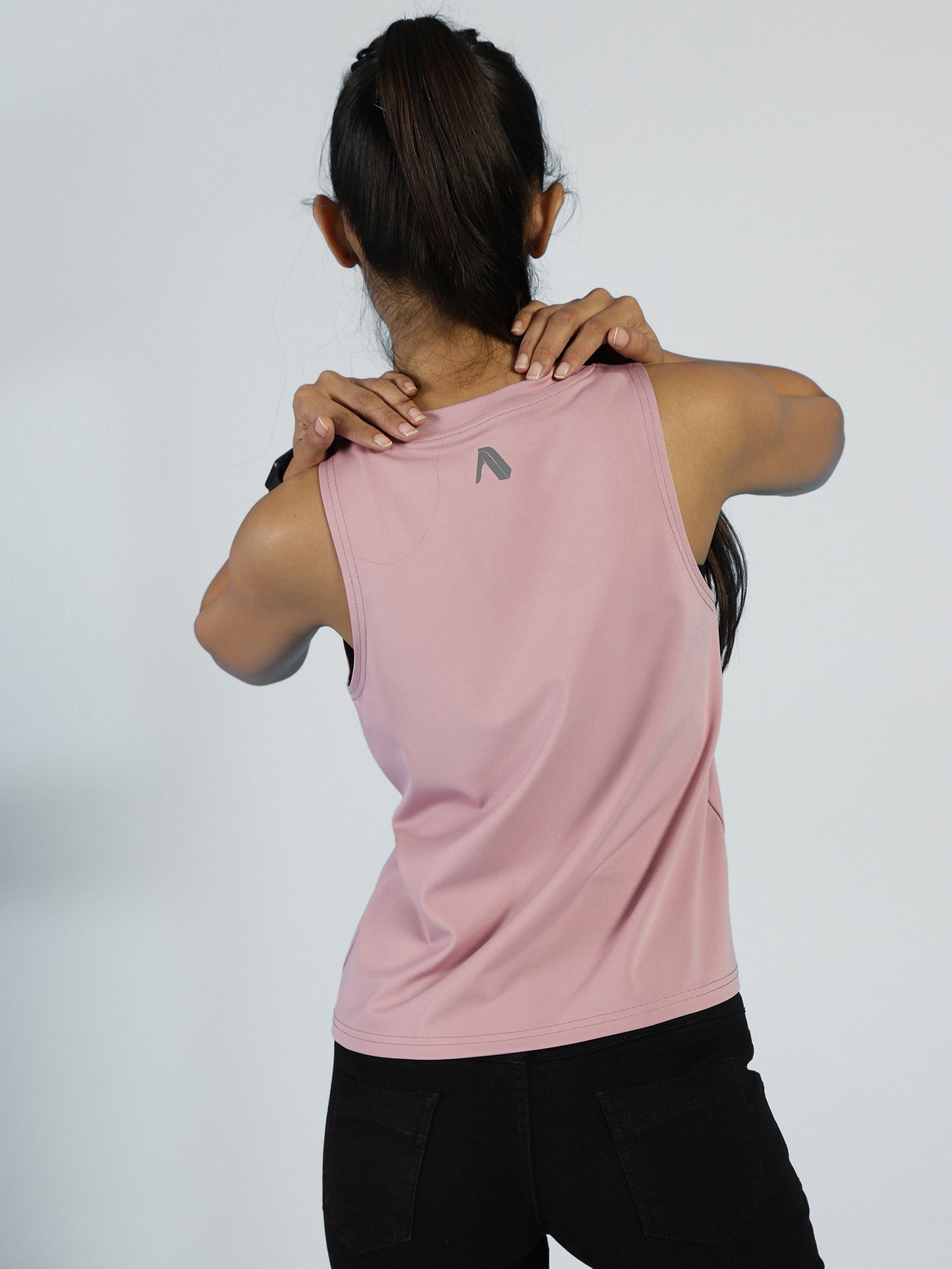 ALP Mode Pink Tank Top back view – Women’s Athleisure Wear