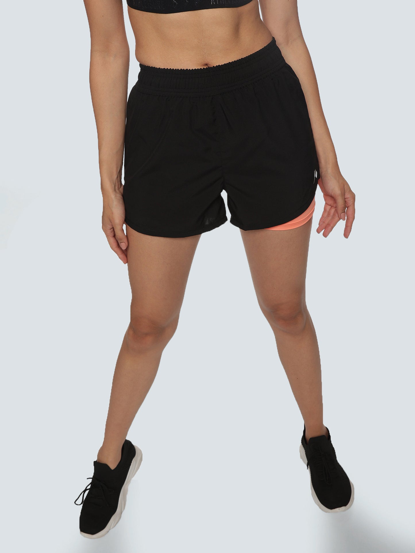Women’s breathable double layered gym shorts by ALP