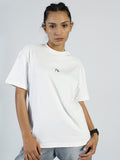 ALP Mode White Interlock T-Shirt front view – Women’s Athleisure Wear