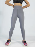 ALP Mode Grey High Waist Leggings front view – Women’s Athleisure Wear
