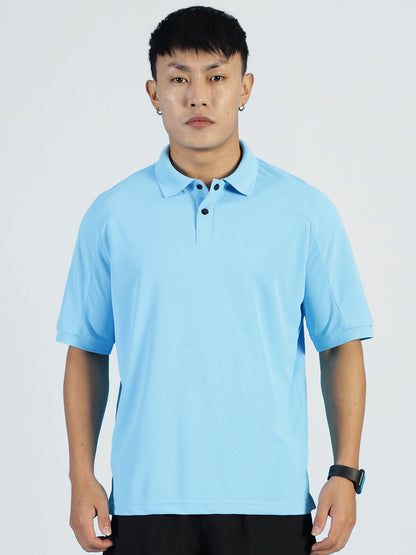 Buy Men's Legacy Fit Polo T-shirt Online - Sky Blue