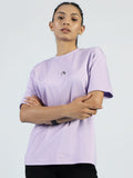 ALP Mode Lilac Interlock T-Shirt front view – Women’s Athleisure Wear
