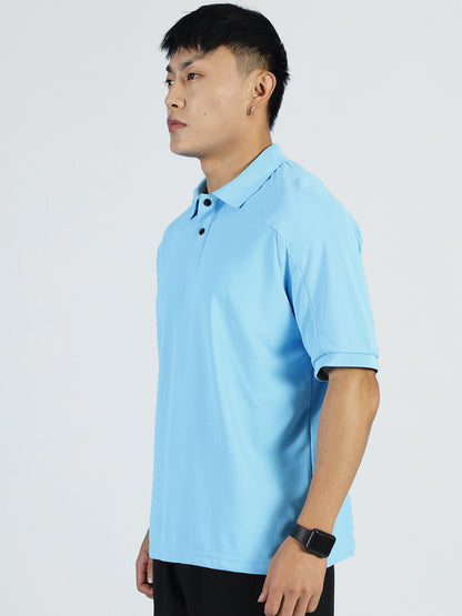 Buy Men's Legacy Fit Polo T-shirt Online - Sky Blue
