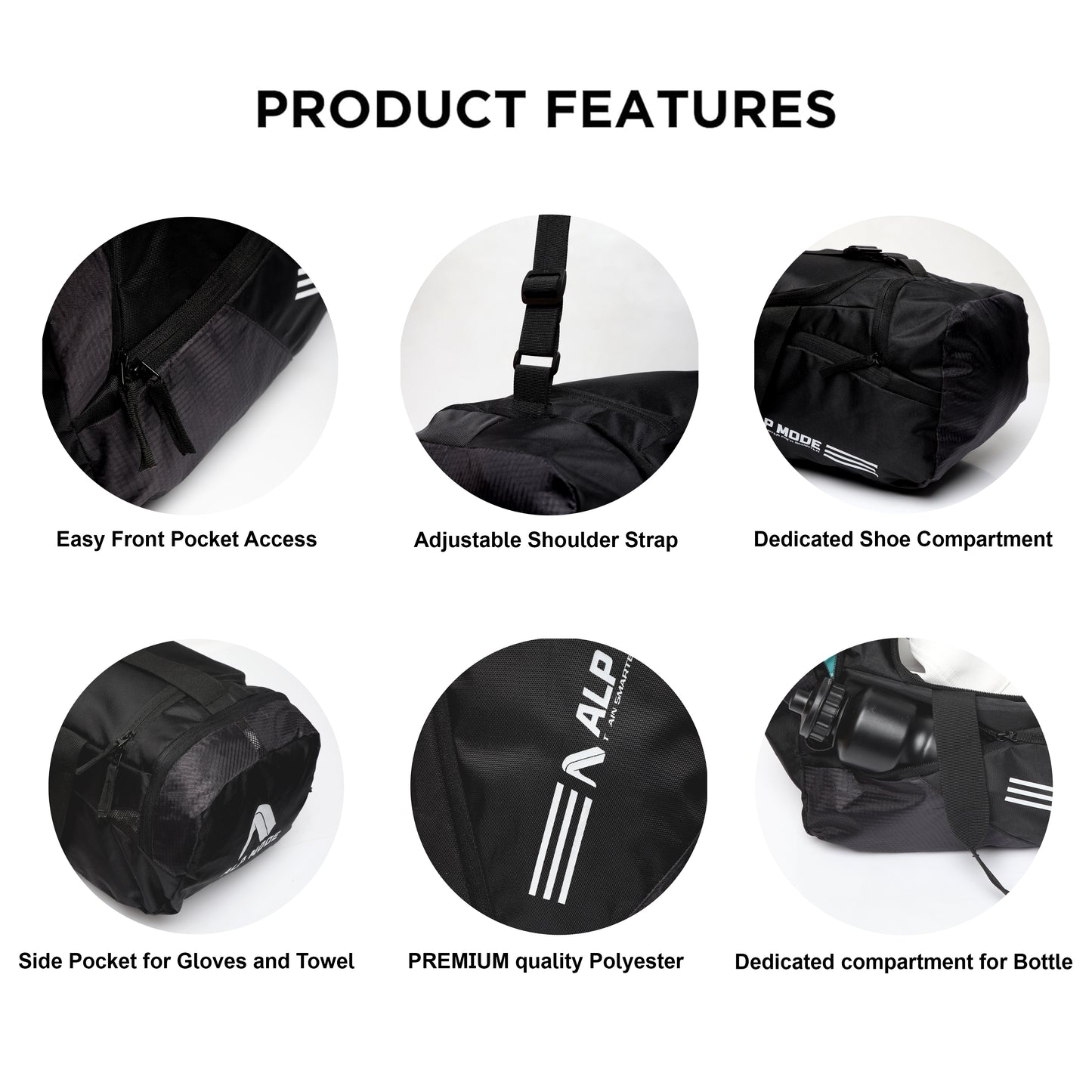 ALPMODE VECTRA SLEEK GYM BAG