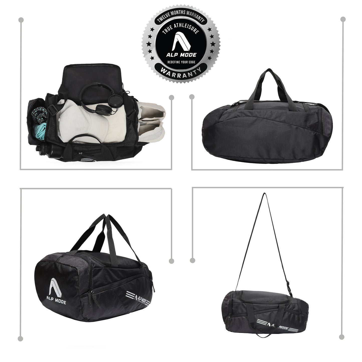 ALPMODE VECTRA SLEEK GYM BAG